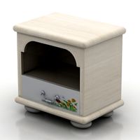 Bedside table 3D Model