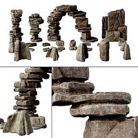 Stone rock desert constraction n1