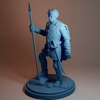 warrior bear hunter | 3D