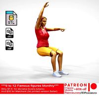 N9 Football fan Spectator Mexican waving in stadium | 3D