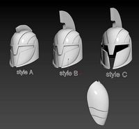 Senate Commander Helmet and Pauldron | 3D