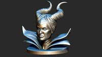 ANGELINA JOLIE MALEFICENT 3D PRINT MDODEL | 3D