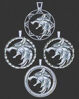 WITCHER MEDALLION NETFLIX | 3D