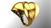 POLISHED FUSION RING-R25- | 3D
