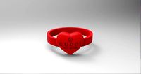Gucci ring  heart | 3D