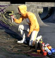 GRAFFITI BOY LIKE BANKSY | 3D