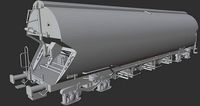 H0 1-87 scale Tagnpps 102 grain wagon | 3D