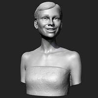 Audrey Hepburn 3D print model | 3D