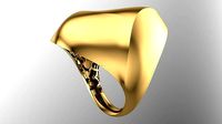POLISHED FUSION RING-R05- | 3D