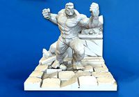 Hulk Statue 3D model ready print | 3D