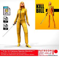 The bride in kill bill Movie | 3D