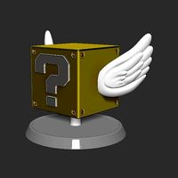 Mario Flying Question Block Based | 3D