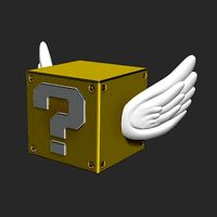 Flying Question Block | 3D