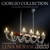 Luna Murano Deco Chandelier
