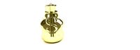 Cash Sack Moneybag Pendant Gold Silver Platinum Luxury Jewelry | 3D