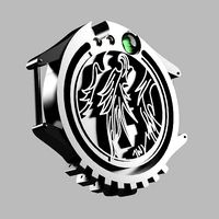 Sephiroth belt buckle cosplay Final Fantasy 7 Remake | 3D