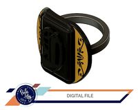 Cowboy Outlaw signet ring cosplay accessory | 3D