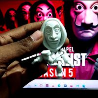 Cute 3D Printable MONEY HEIST TOY PLUS KEYRING | 3D