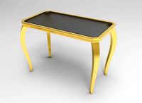 Metal Rectangular Table  | 3D