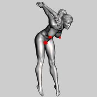 Christmas decorations Inception 3 nude | 3D