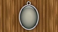 Pendant Cabochon 40x30 | 3D