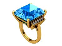 Topaz Ring | 3D