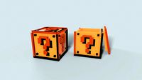 Question box 8 bit super mario voxel | 3D