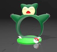 BASE ECHO DOT 4TA GEN SNORLAX | 3D
