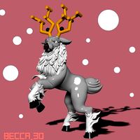 Wyrdeer Mini and Pre Supported 3D Print Model | 3D