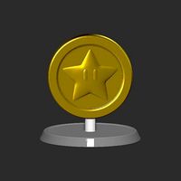 Mario Coin Star Based | 3D