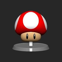 Mario Mushroom Based | 3D