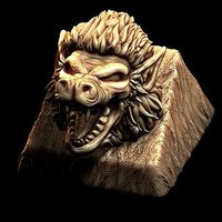OOzaru  Dragon Ball  KEYCAPS KEYBOARD | 3D