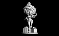 Naughty Chibi Christmas Elf   | 3D