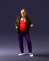 Retro dancer 0531 3D Print Ready | 3D