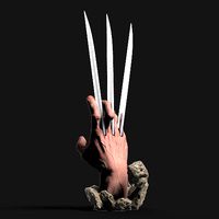 Wolverine hand | 3D