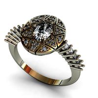 Diamond Ring 3D print model 3D print model | 3D