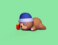 Sleepy Sloth | 3D