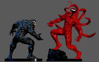 VENOM CARNAGE PACK  MOVIE TOM HARDY Woody Harrelson STATUE | 3D