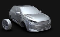PEUGEUOT 3008 2021 3D PRINT MODEL | 3D
