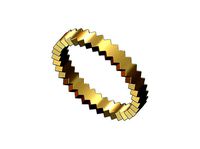 Saw edge stacker band US sizes 4to8 | 3D