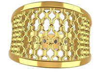 geometric jaali pattern ring  stl files verified | 3D