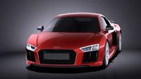 Audi R8 V10 Plus 2016 VRAY3d model