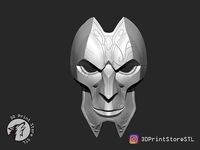 Jhin Mask LOL league of legends - Fan Art | 3D