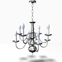 Classic Chandelier 13d model