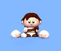 Shepherd and Sheep | 3D