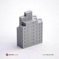3D Print miniature building RB-US-NY-098 | 3D