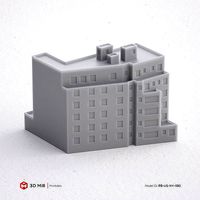 3D Print miniature building RB-US-NY-080 | 3D