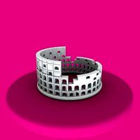 Printable Coliseum ring | 3D