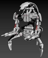 6inch scale Droideka articulation files for 3d printing | 3D