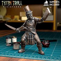 Bill The Butcher With Hat - Pre-Supported | 3D